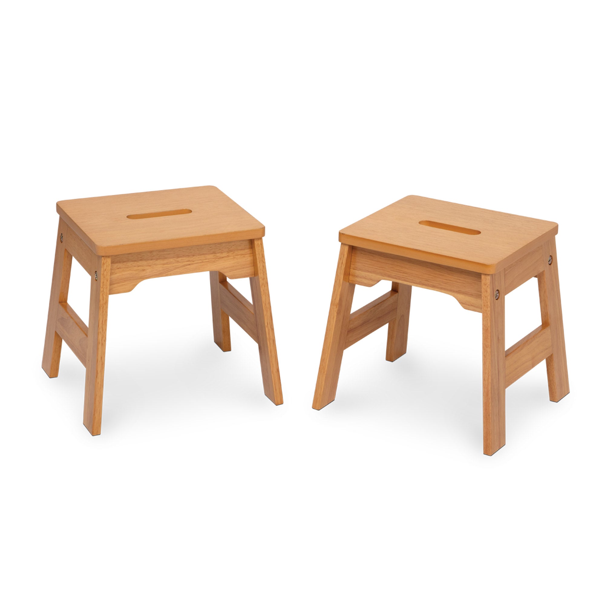 Wooden Stools – Set of 2 - Image 3