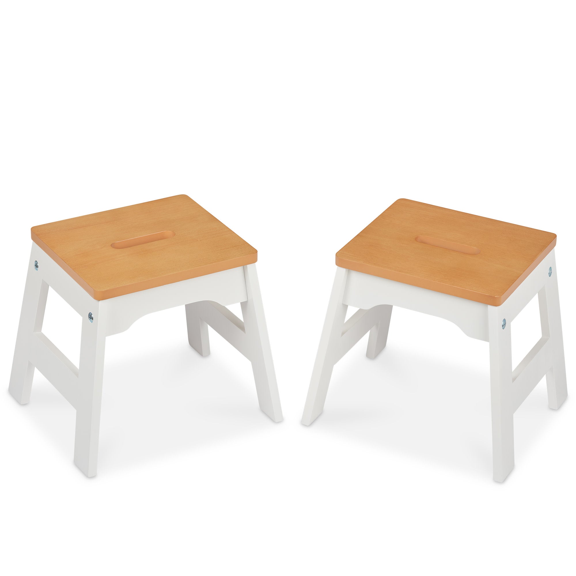 Wooden Stools – Set of 2 - Image 5