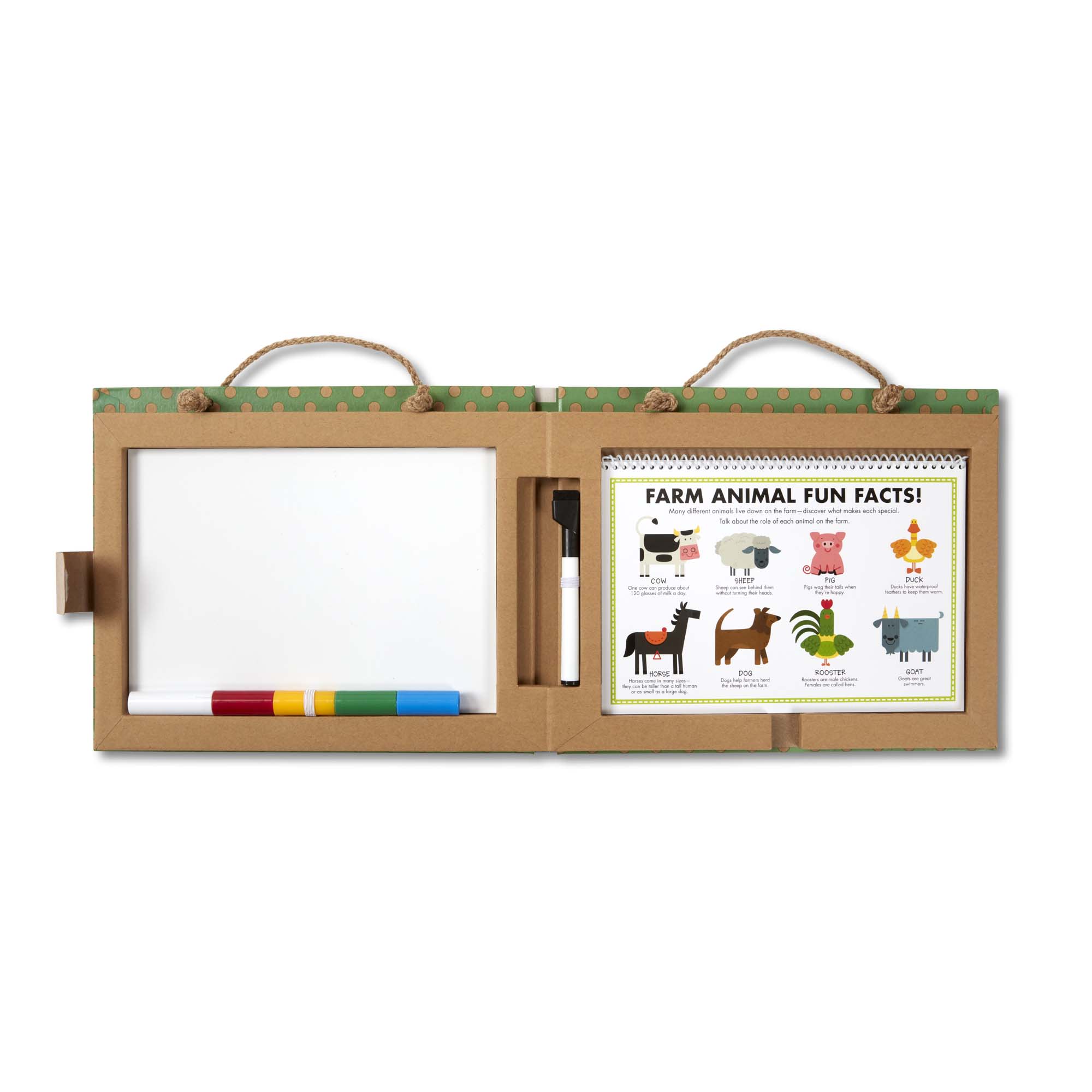 Natural Play: Play. Draw. Create Reusable Drawing & Magnet Kit ?C Farm - Image 9