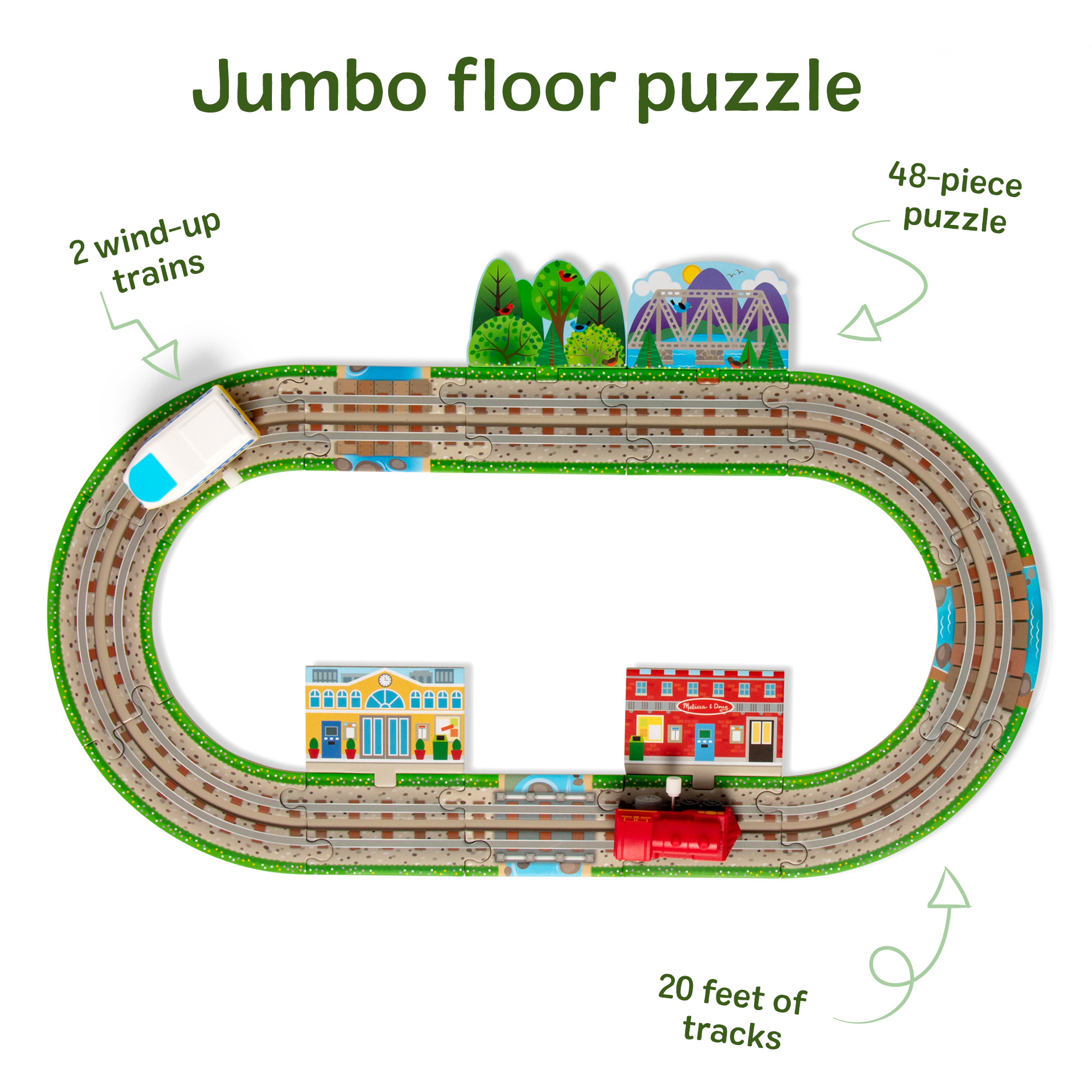 Design Your Own Railroad Floor Puzzle - Image 3