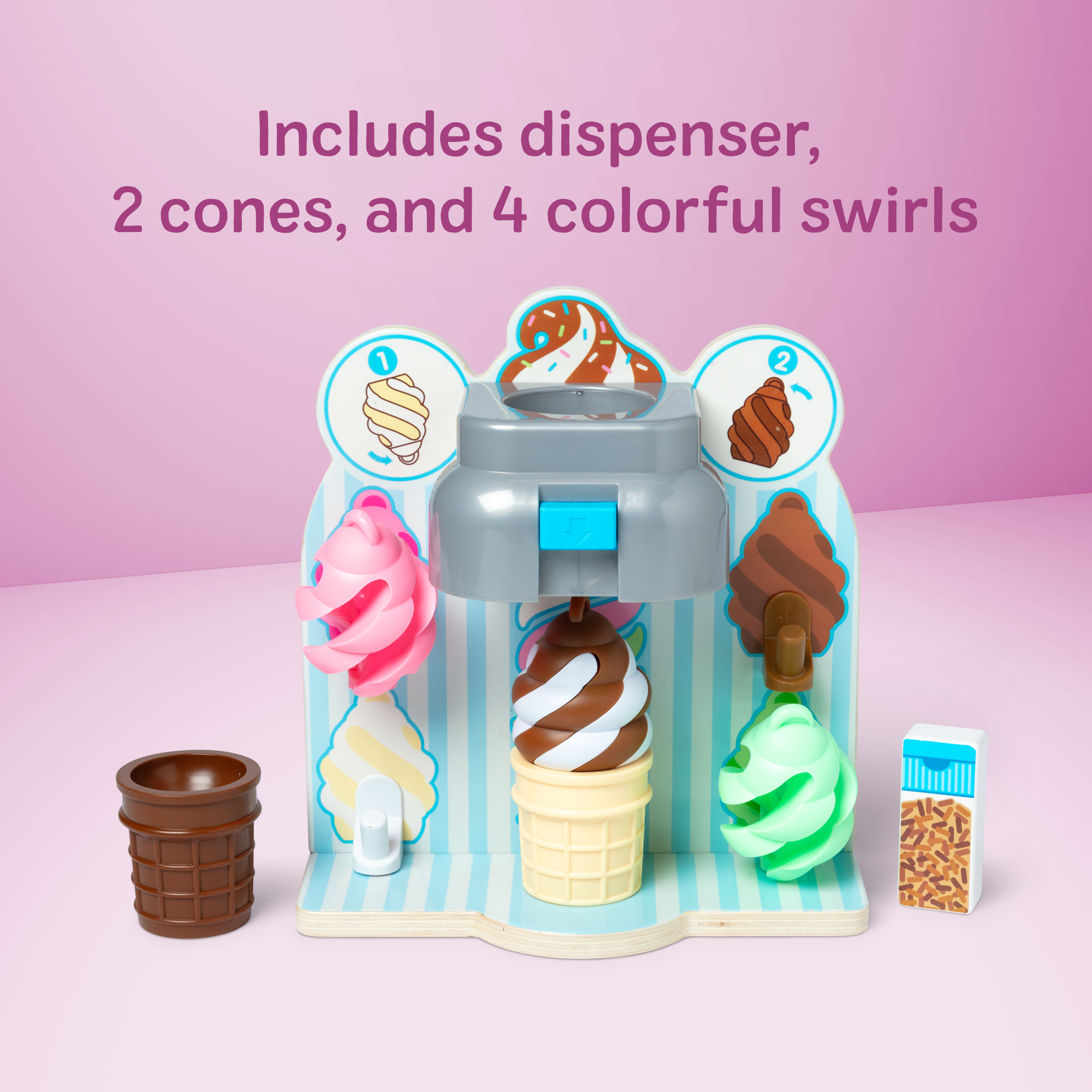 Swirl and Serve Ice Cream Play Set - Image 7