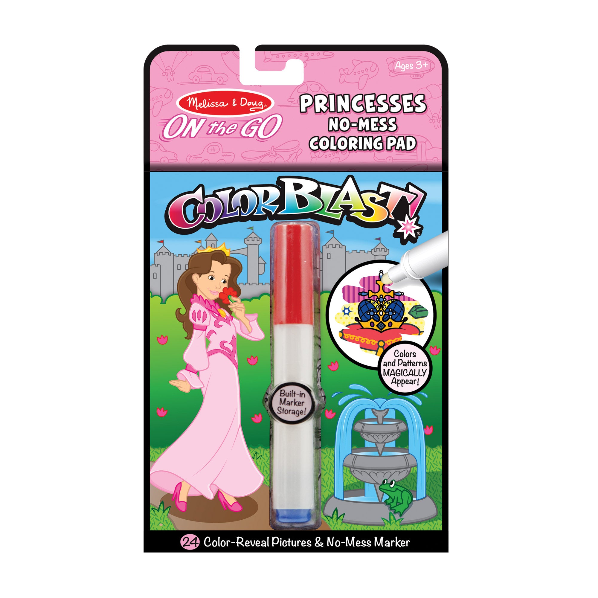 On the Go? ColorBlast Color Reveal Pad ?C Princess