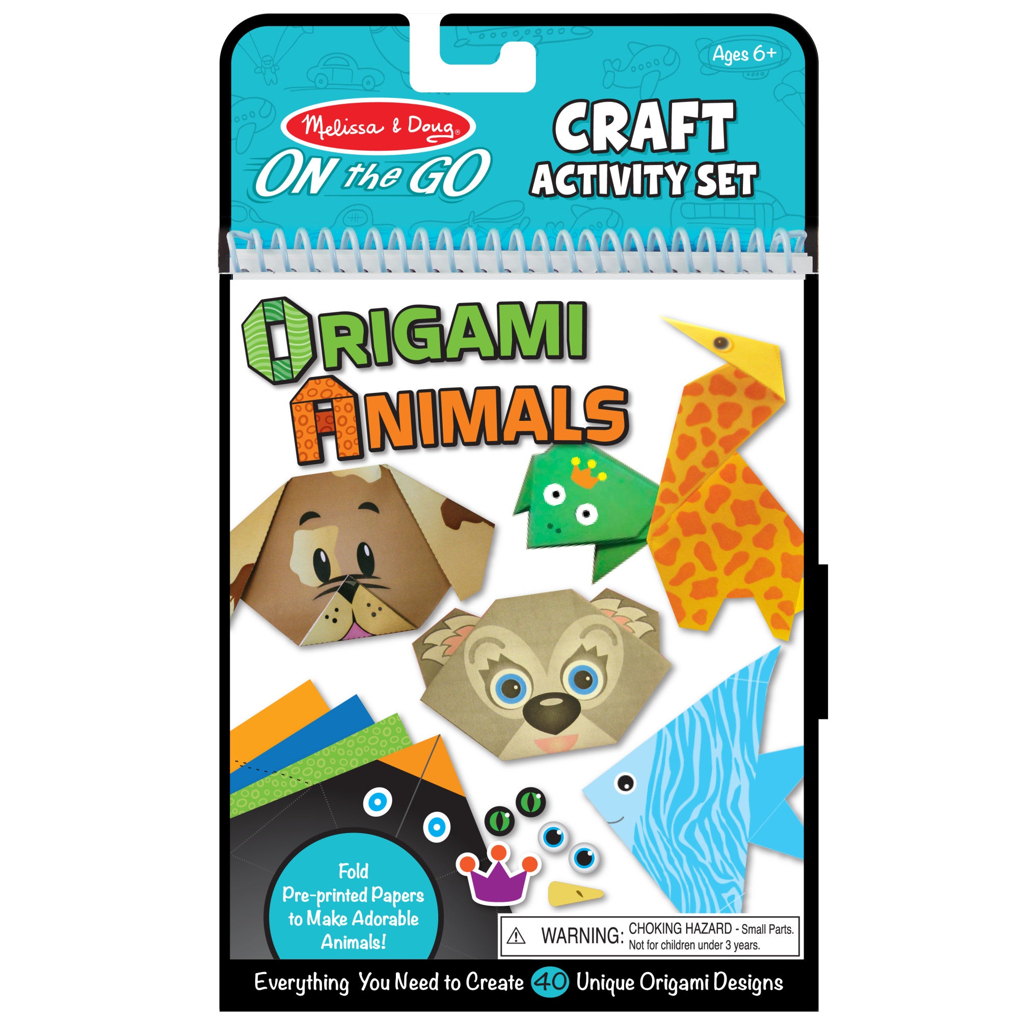 On the Go Origami Animals Craft Activity Set