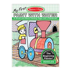 My First Paint with Water - Vehicles