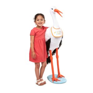 Lifelike Plush Stork