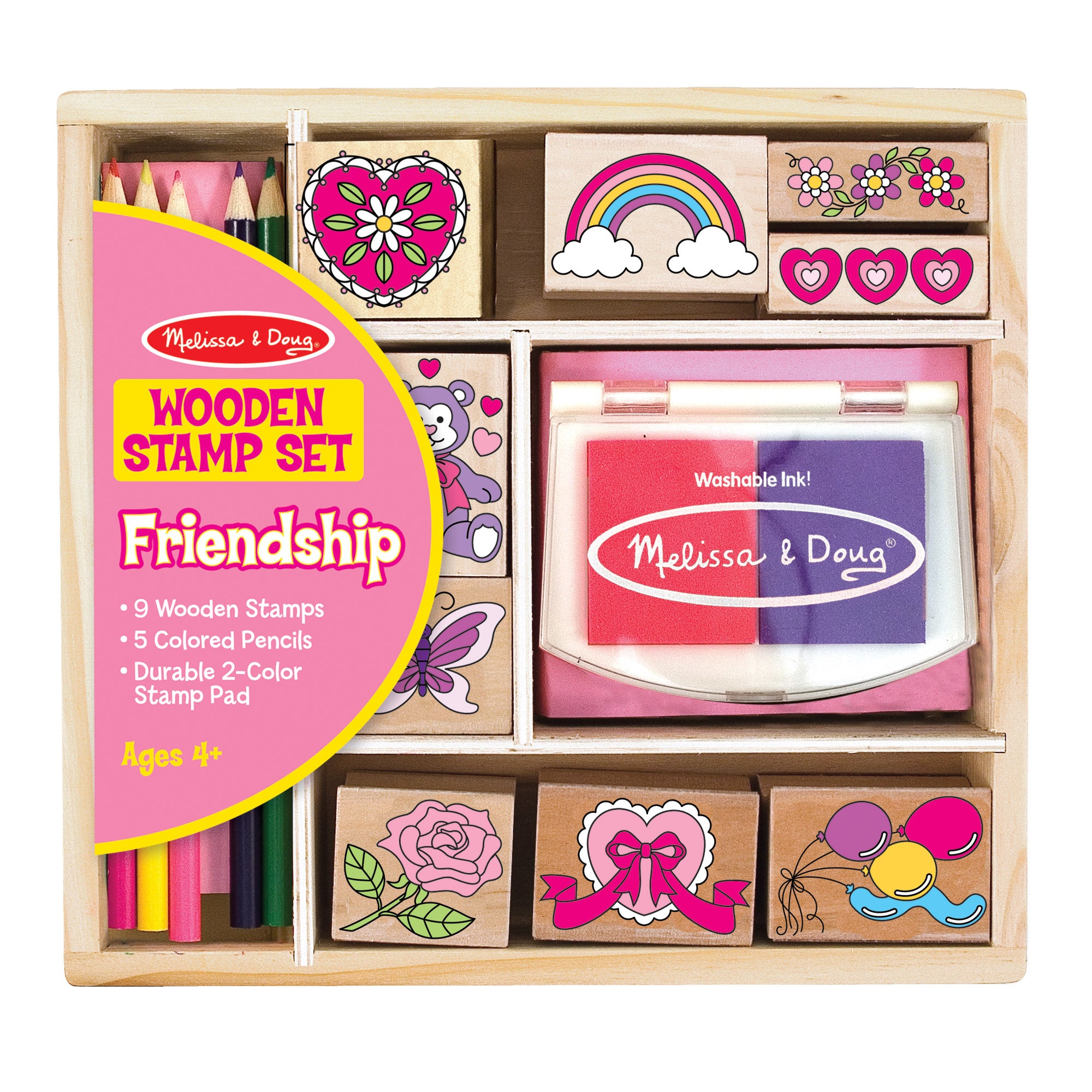 Wooden Stamp Set - Friendship