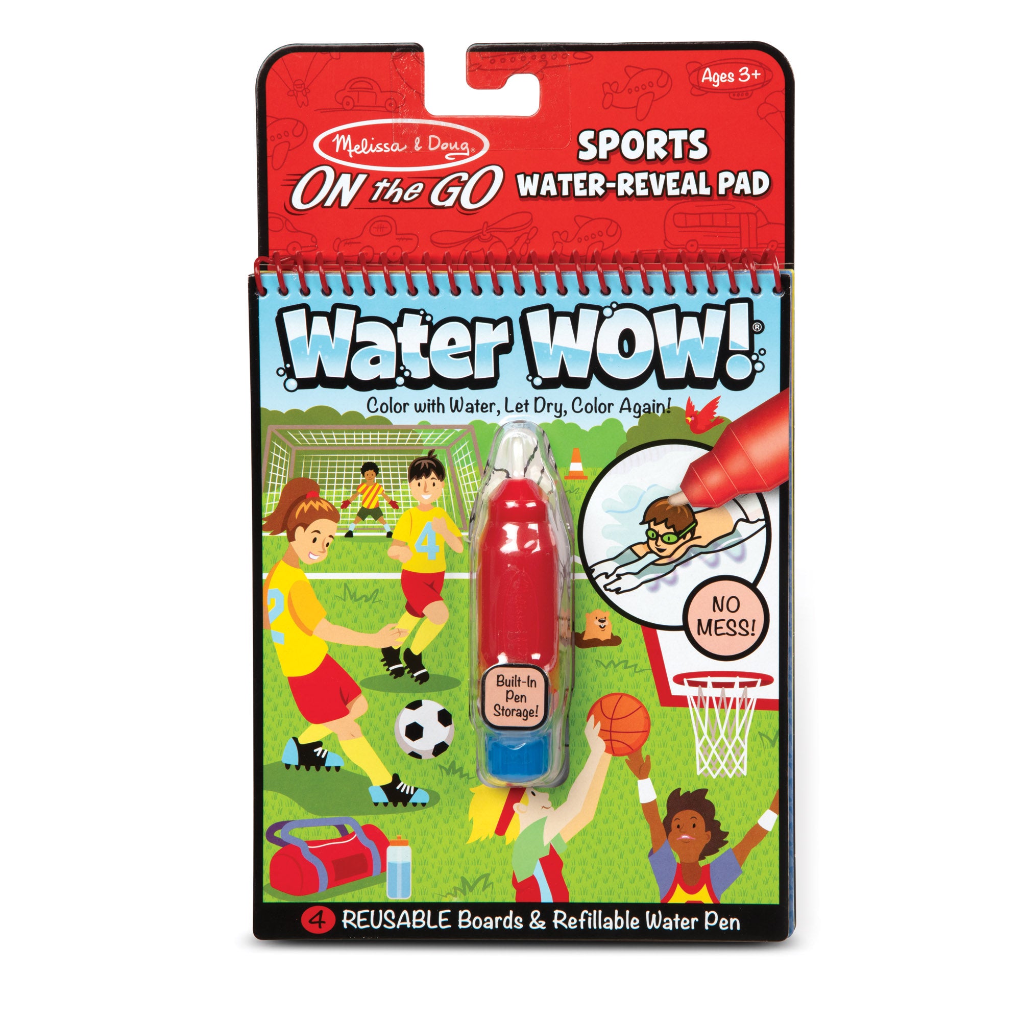 On the Go Water WOW!? Water-Reveal Activity Pad ?C Sports