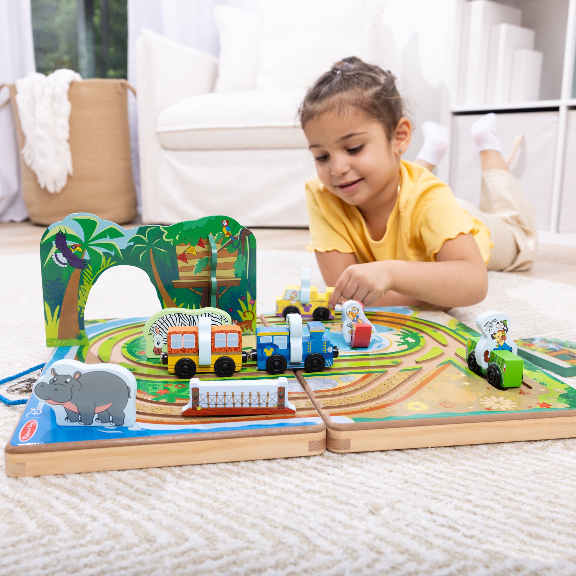 Disney Take-Along Safari Wooden Play Set - Image 2