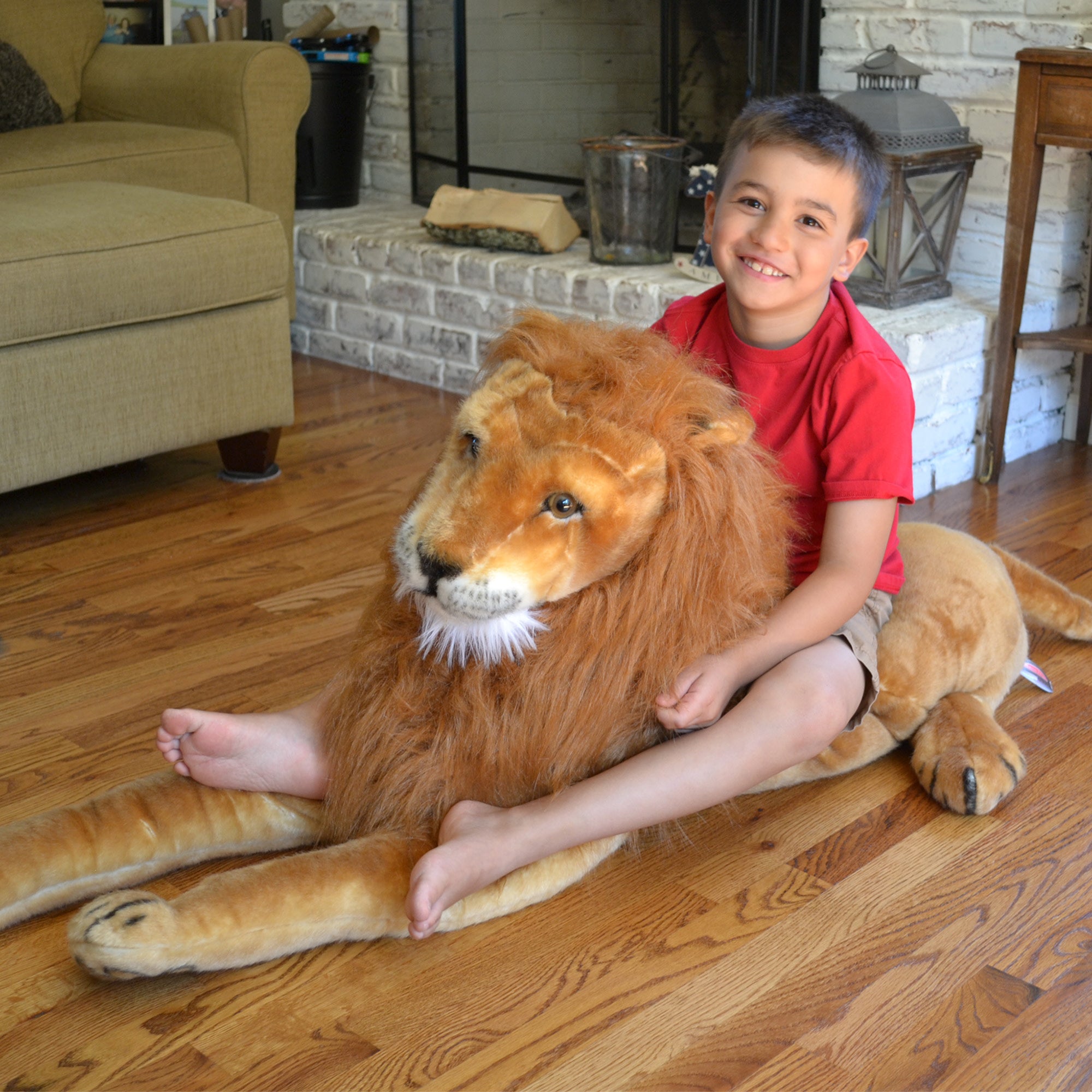 Lion Lifelike Plush Stuffed Animal - Image 7