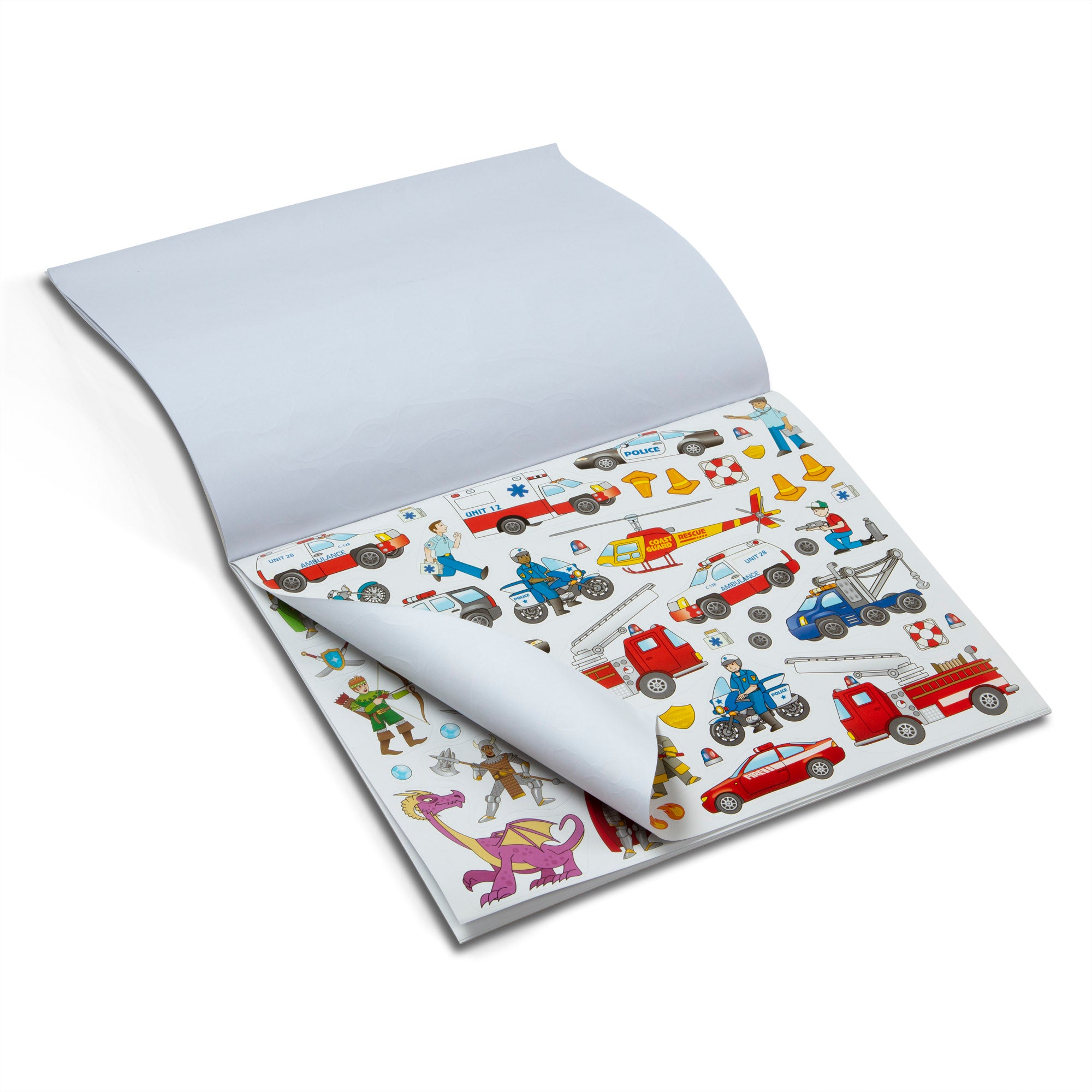 Sticker Collection - Dinosaurs. Vehicles. Space. and More