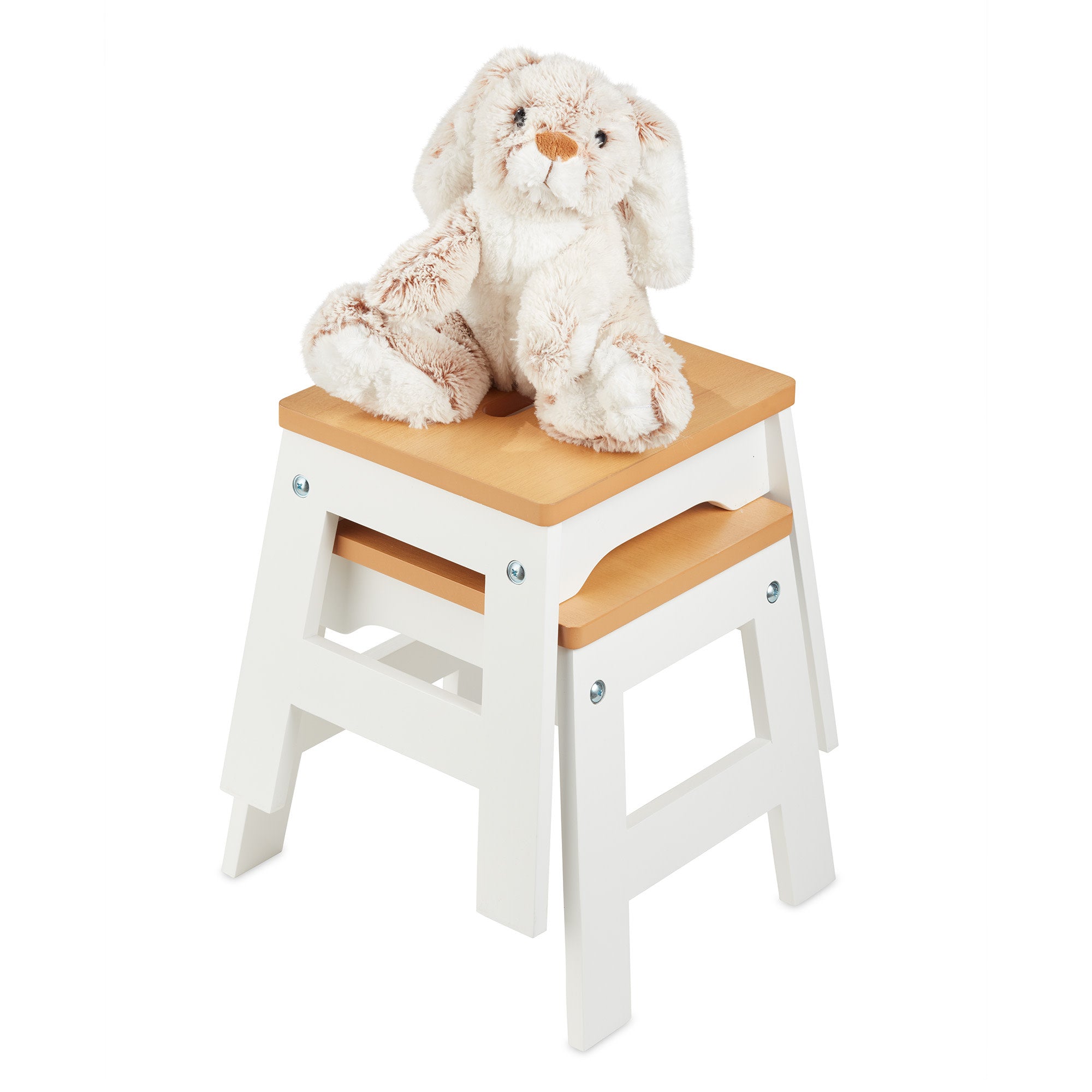 Wooden Stools – Set of 2 - Image 3