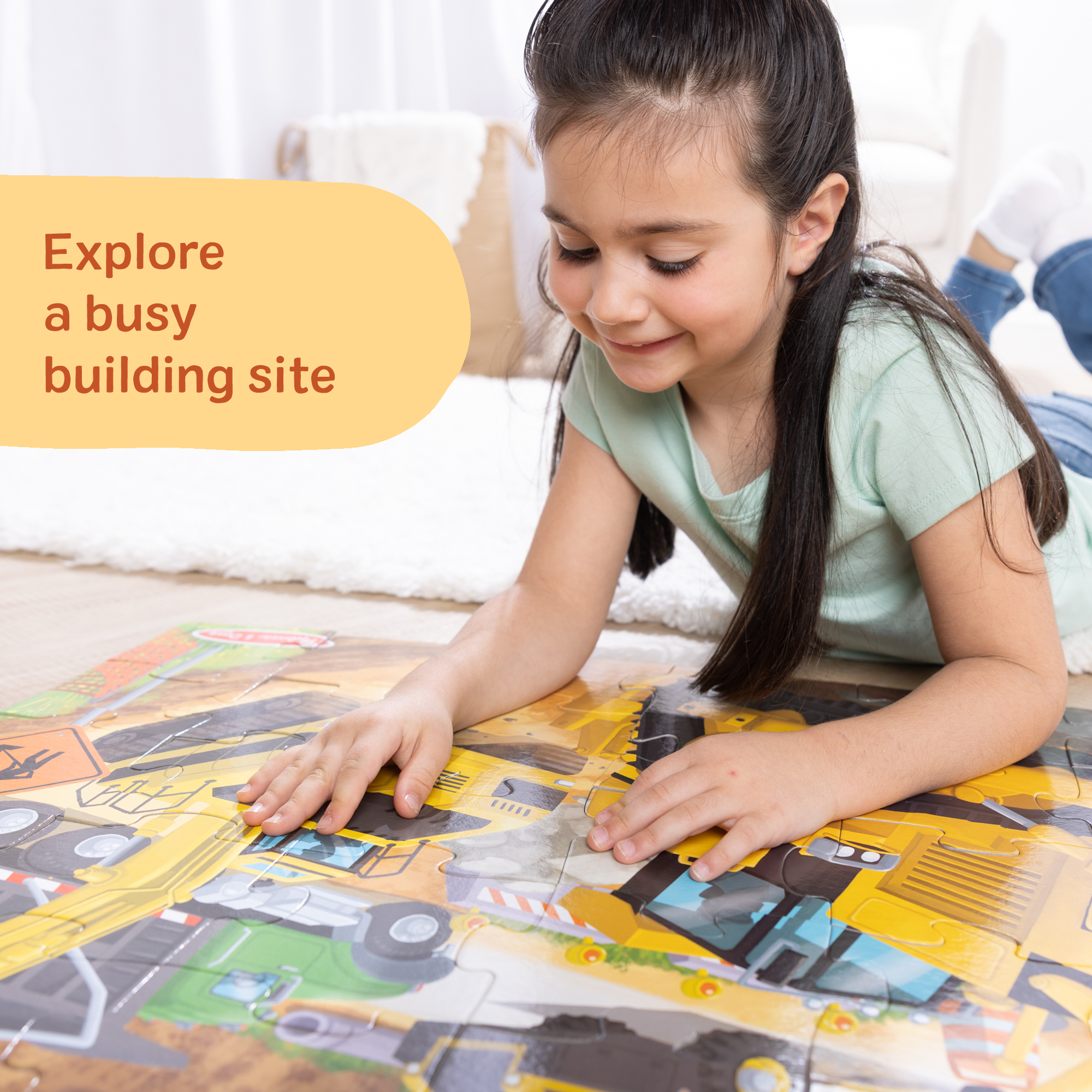 Building Site Floor Puzzle - 48 Pieces - Image 6