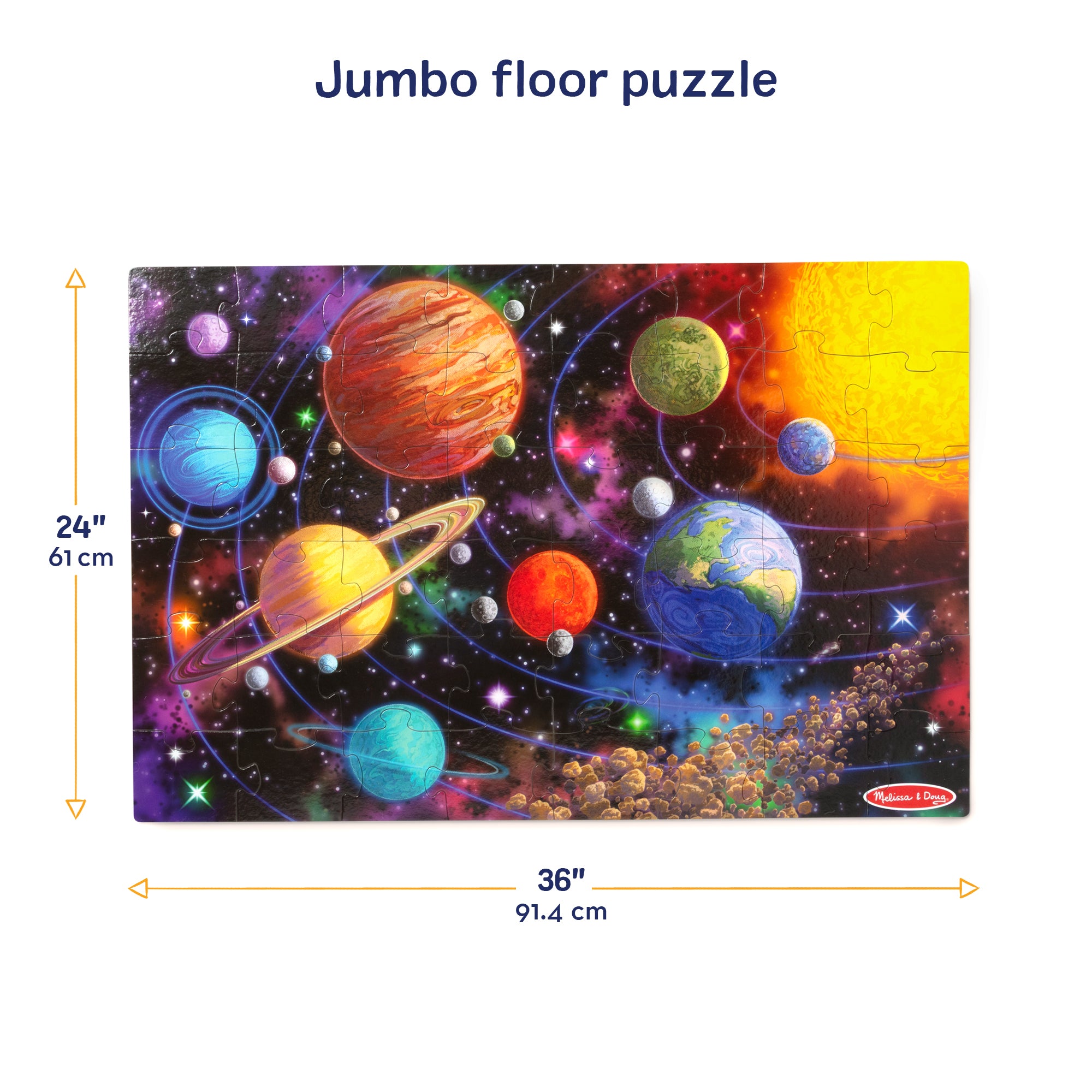 Solar System Floor Puzzle - 48 Pieces - Image 3