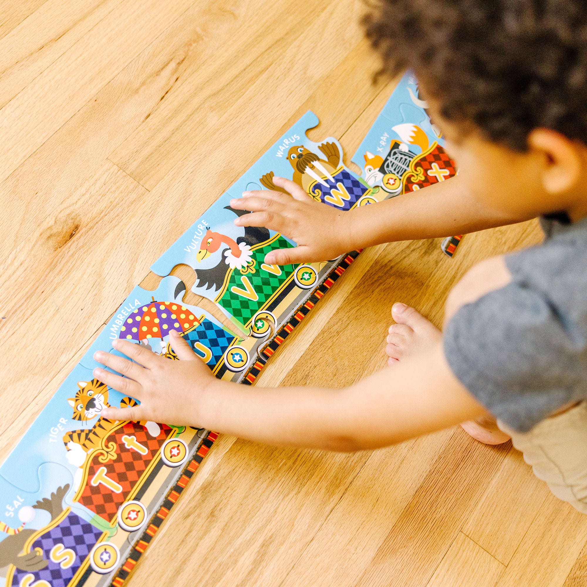 Alphabet Express Floor Puzzle - 27 Pieces - Image 4