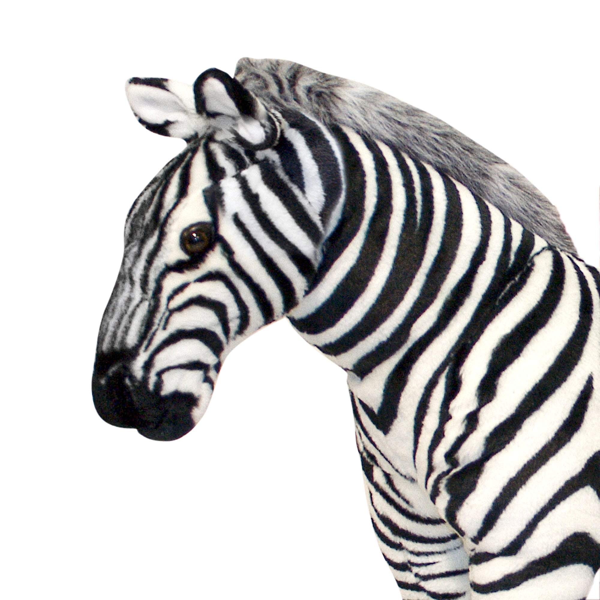 Zebra Lifelike Plush Stuffed Animal - Image 6