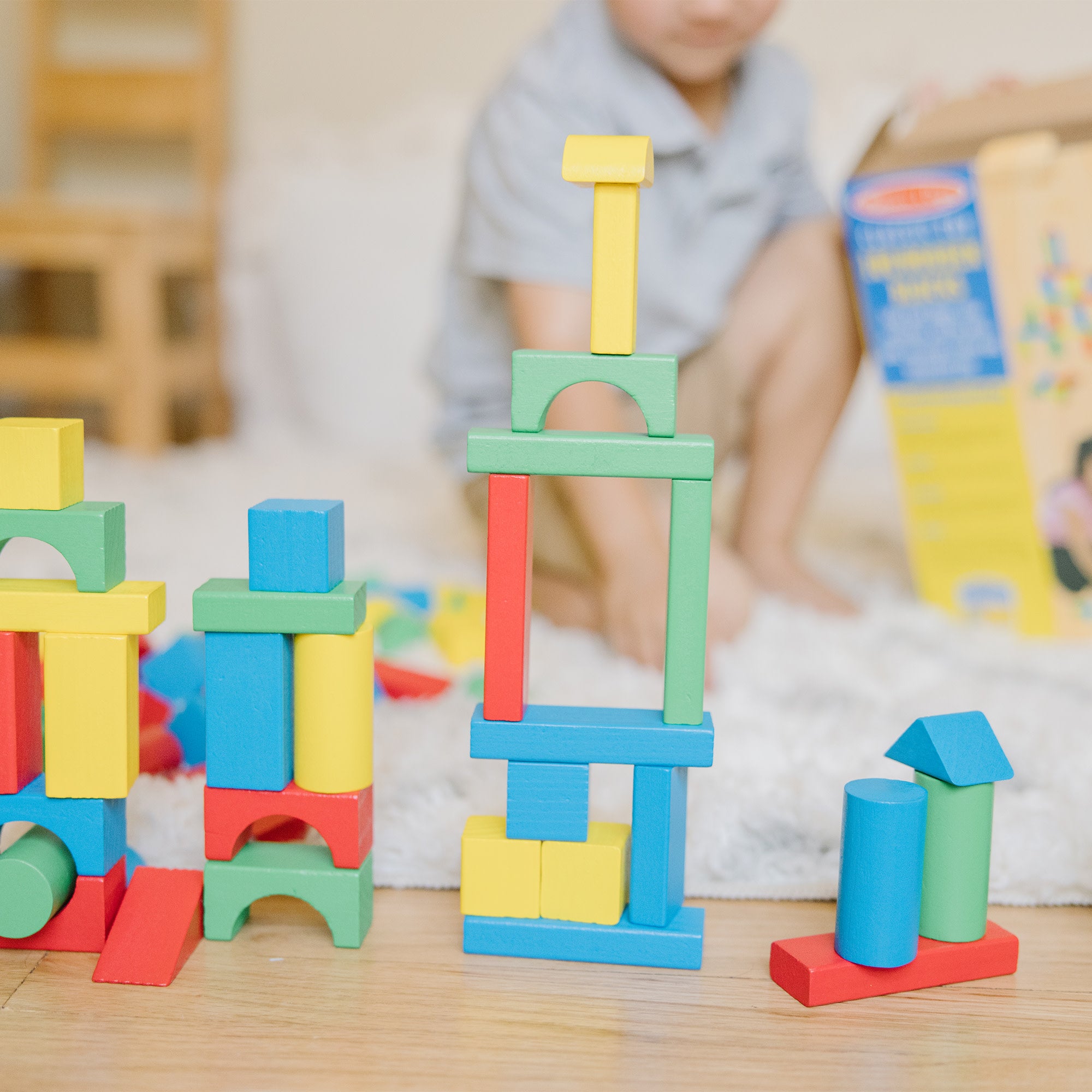 100-Piece Wood Blocks Set - Image 7