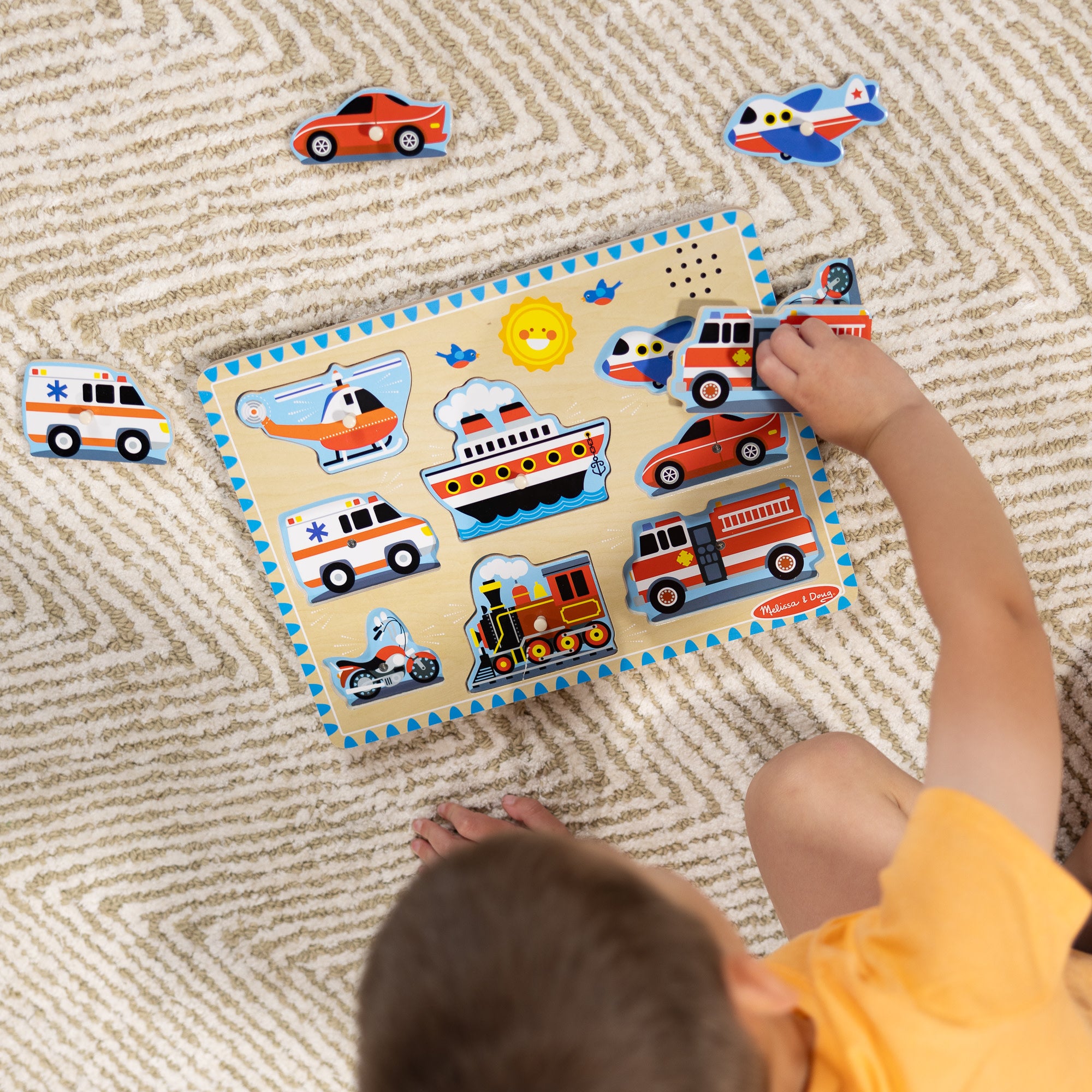 Vehicles Sound Puzzle - 8 Pieces - Image 7