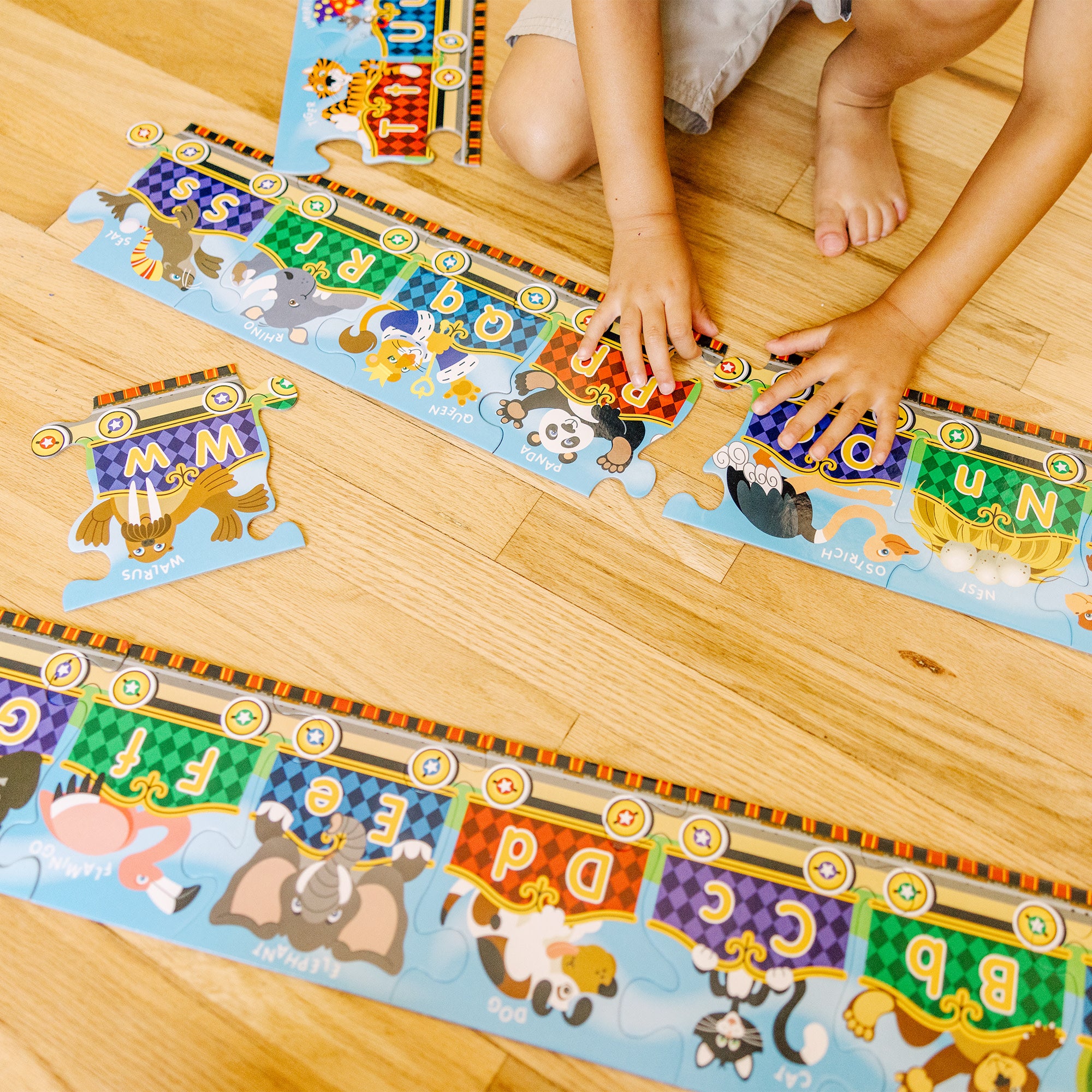 Alphabet Express Floor Puzzle - 27 Pieces - Image 2