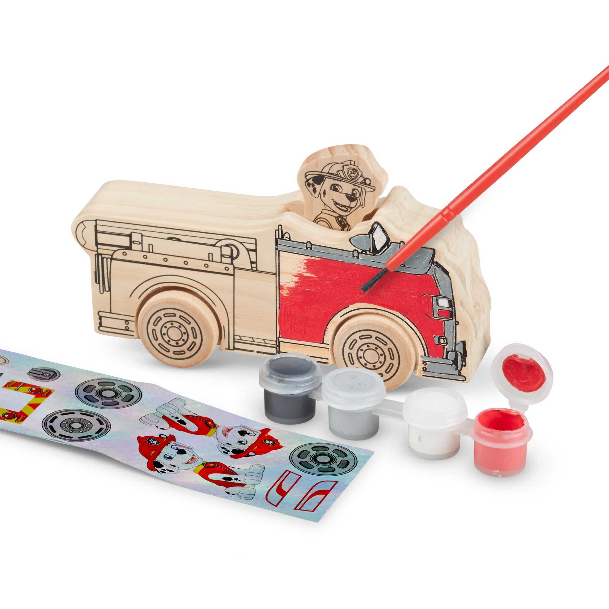 PAW Patrol Wooden Craft Kit - Vehicles - Image 4