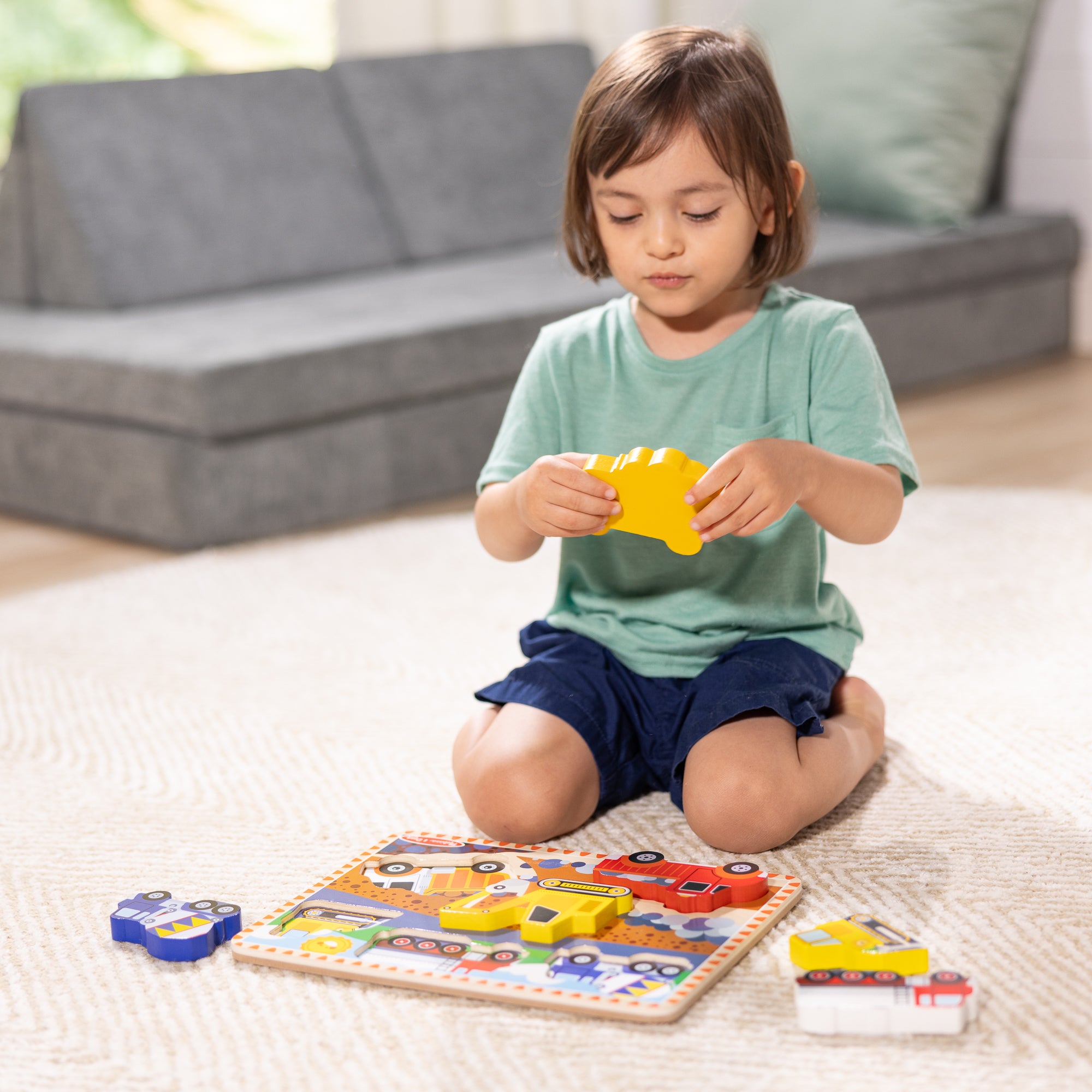 Construction Chunky Puzzle - 6 Pieces - Image 8