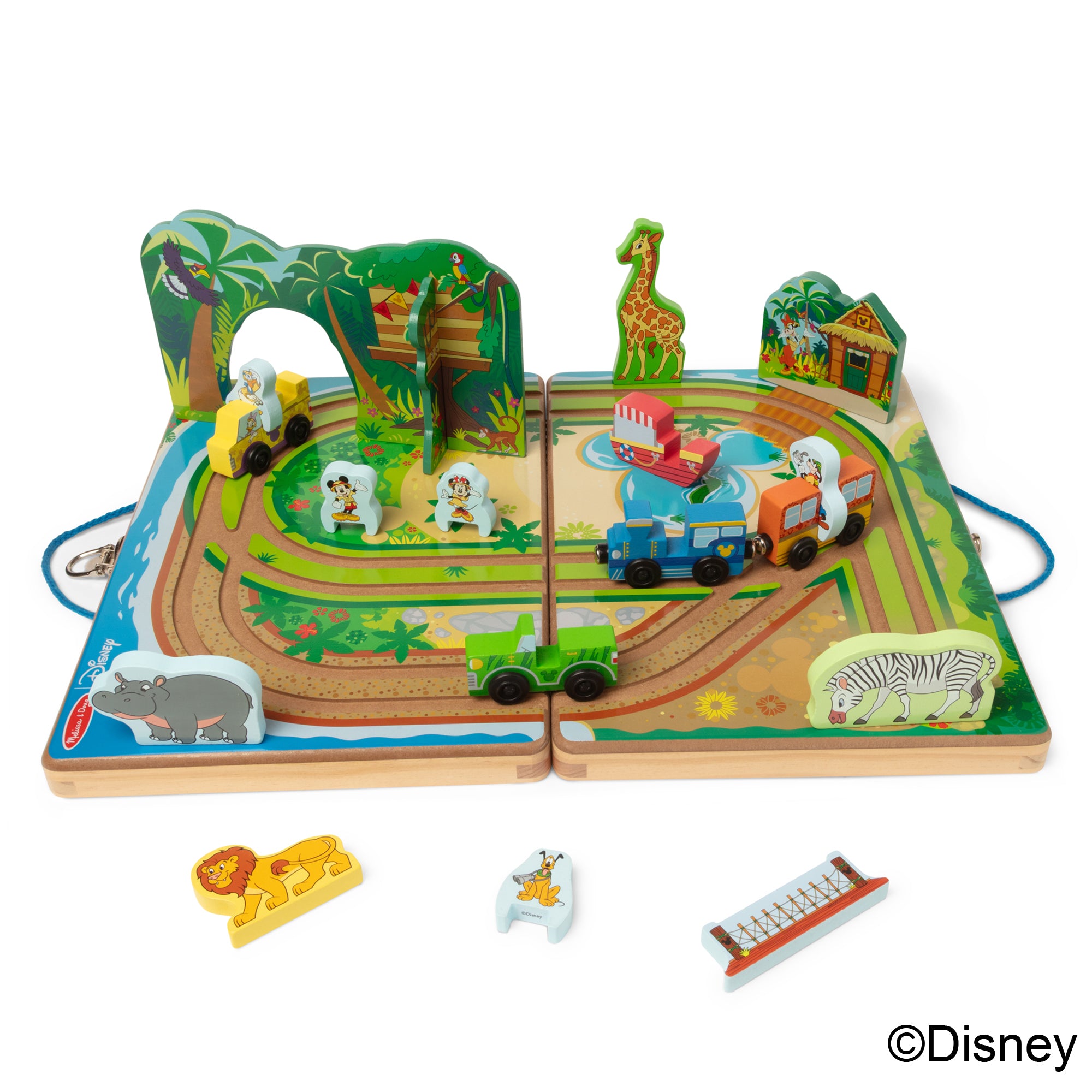 Disney Take-Along Safari Wooden Play Set - Image 4