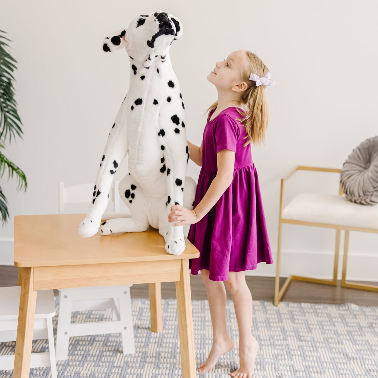 Dalmatian Giant Stuffed Animal - Image 7