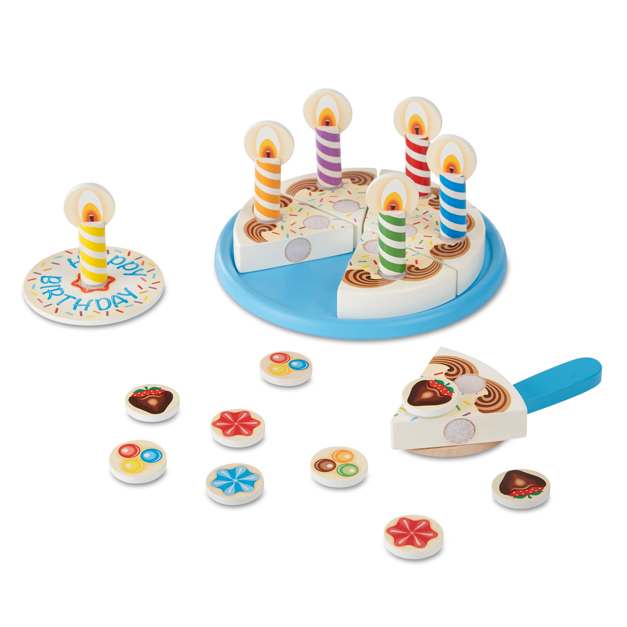 Wooden Birthday Cake Play Set