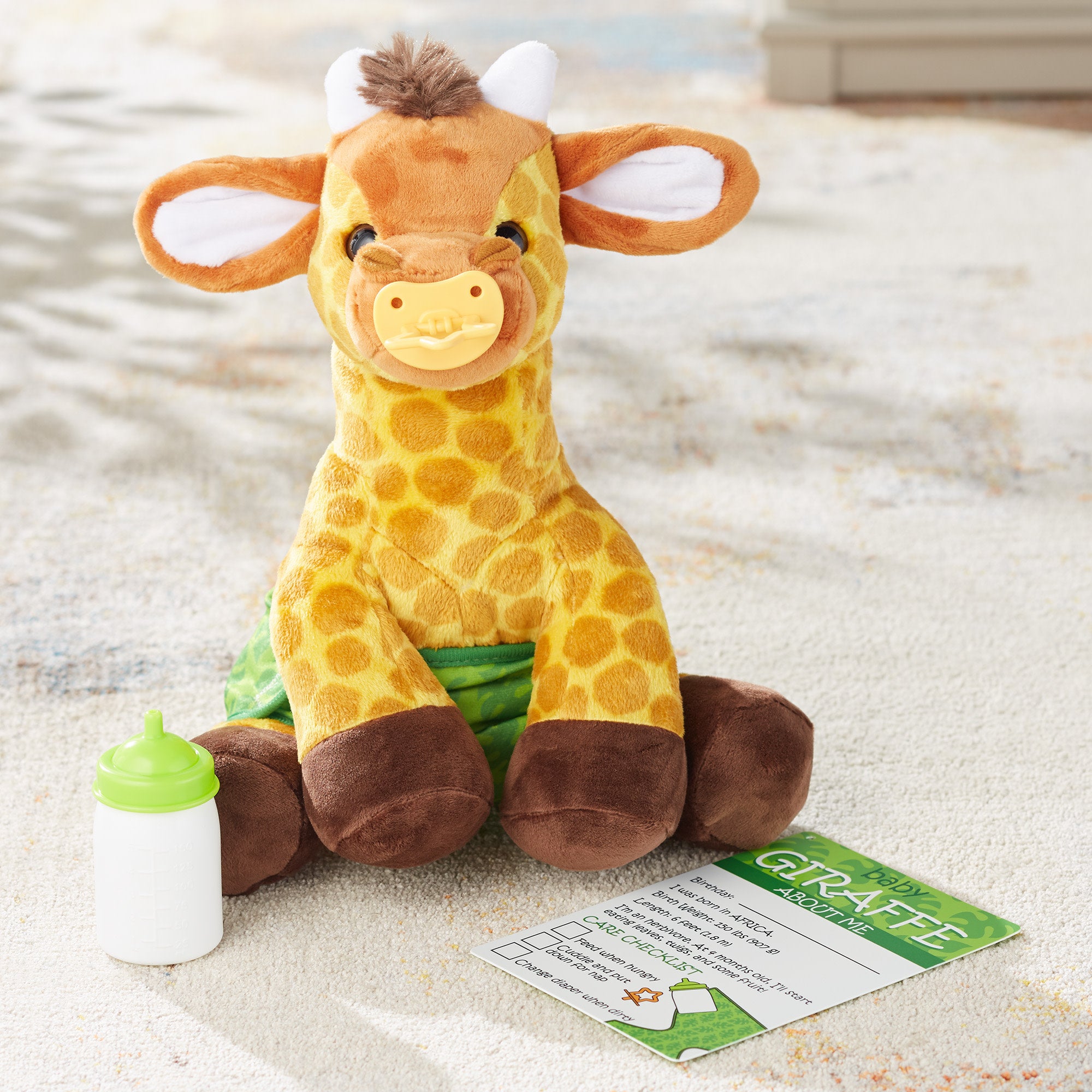 Baby Giraffe Stuffed Animal - Image 9
