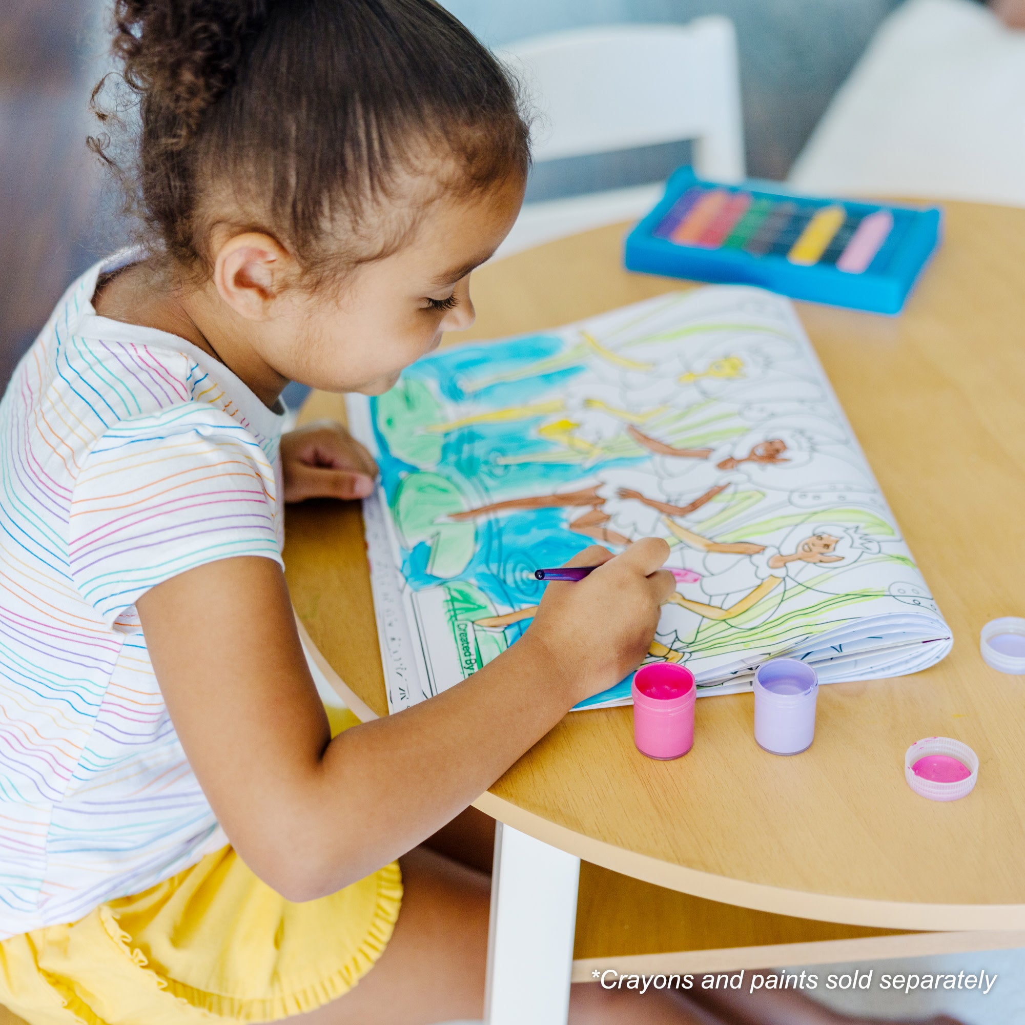 Jumbo Coloring Pad - Princess & Fairy - Image 5